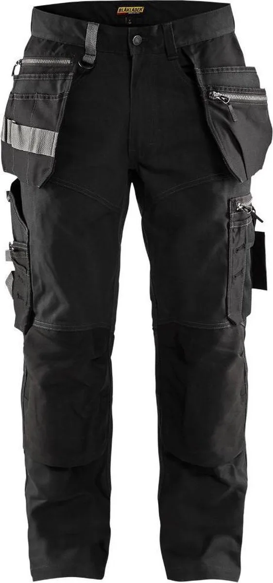 Werkbroek met stretch 1590-1343 - Zwart by Blåkläder, Black, C44 – product image