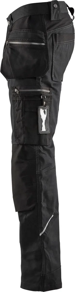 Werkbroek met stretch 1590-1343 - Zwart von Blåkläder, Schwarz, C56 – Produktbild