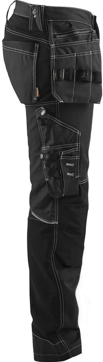 Werkbroek met stretch 1790-1370 - Zwart de Blåkläder, Noir, D116 – image du produit