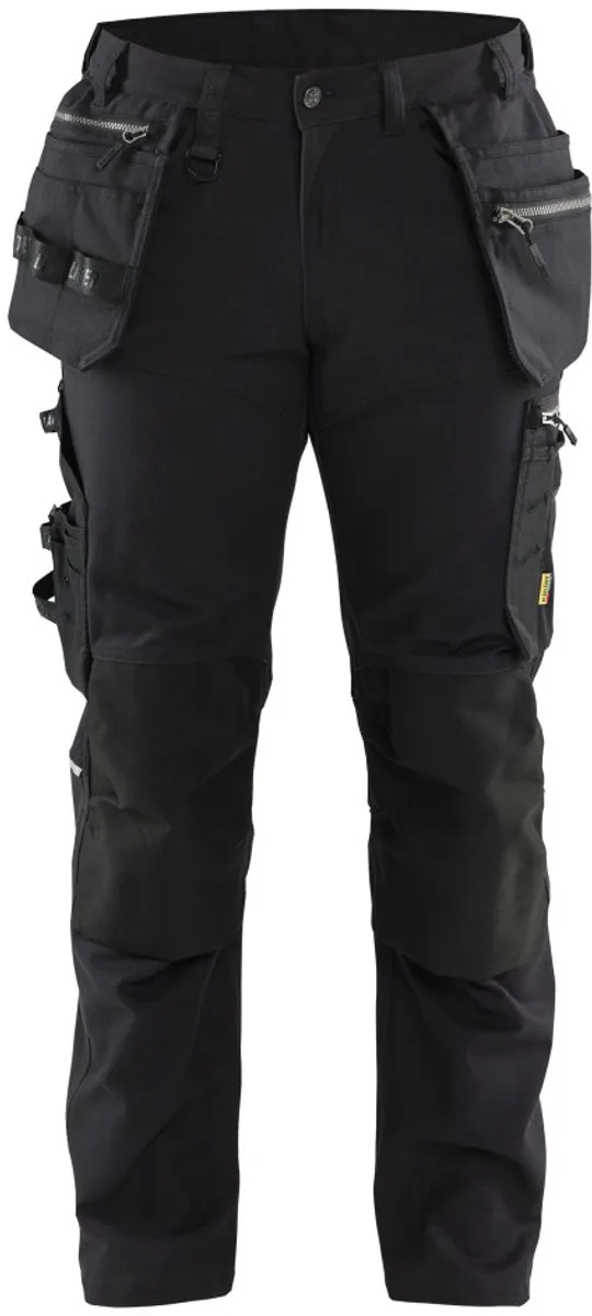 Werkbroek met stretch 1790-1370 - Zwart/Zwart de Blåkläder, Noir, D116 – image du produit
