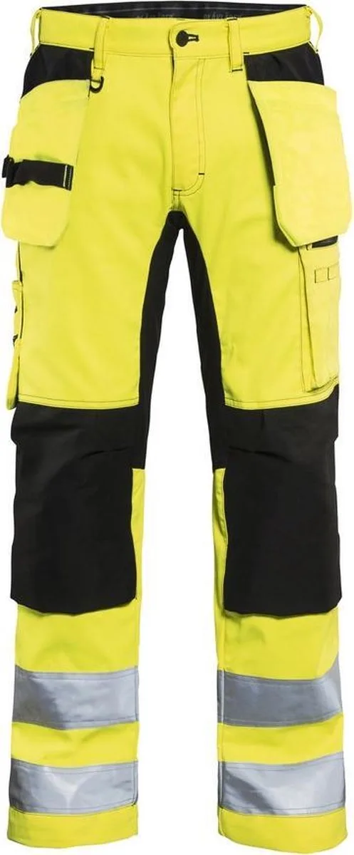 Werkbroek met stretch High Vis 1552-1811 - High Vis Geel/Zwart de Blåkläder, Jaune, Noir, D132 – image du produit