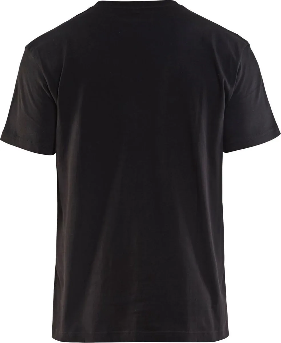 Werkshirt Blåkläder 3379 Bi-Colour Zwart/Geel fra Blåkläder, Sort, High Vis Gelb, L – produktbillede