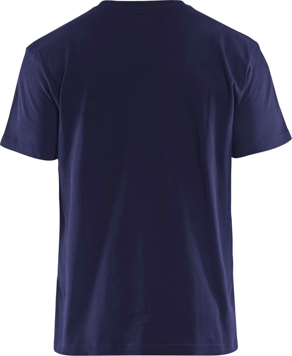 Werkshirt Blåkläder Bi-Colour Blauw/Geel fra Blåkläder, Blå, Gul, M – produktbillede