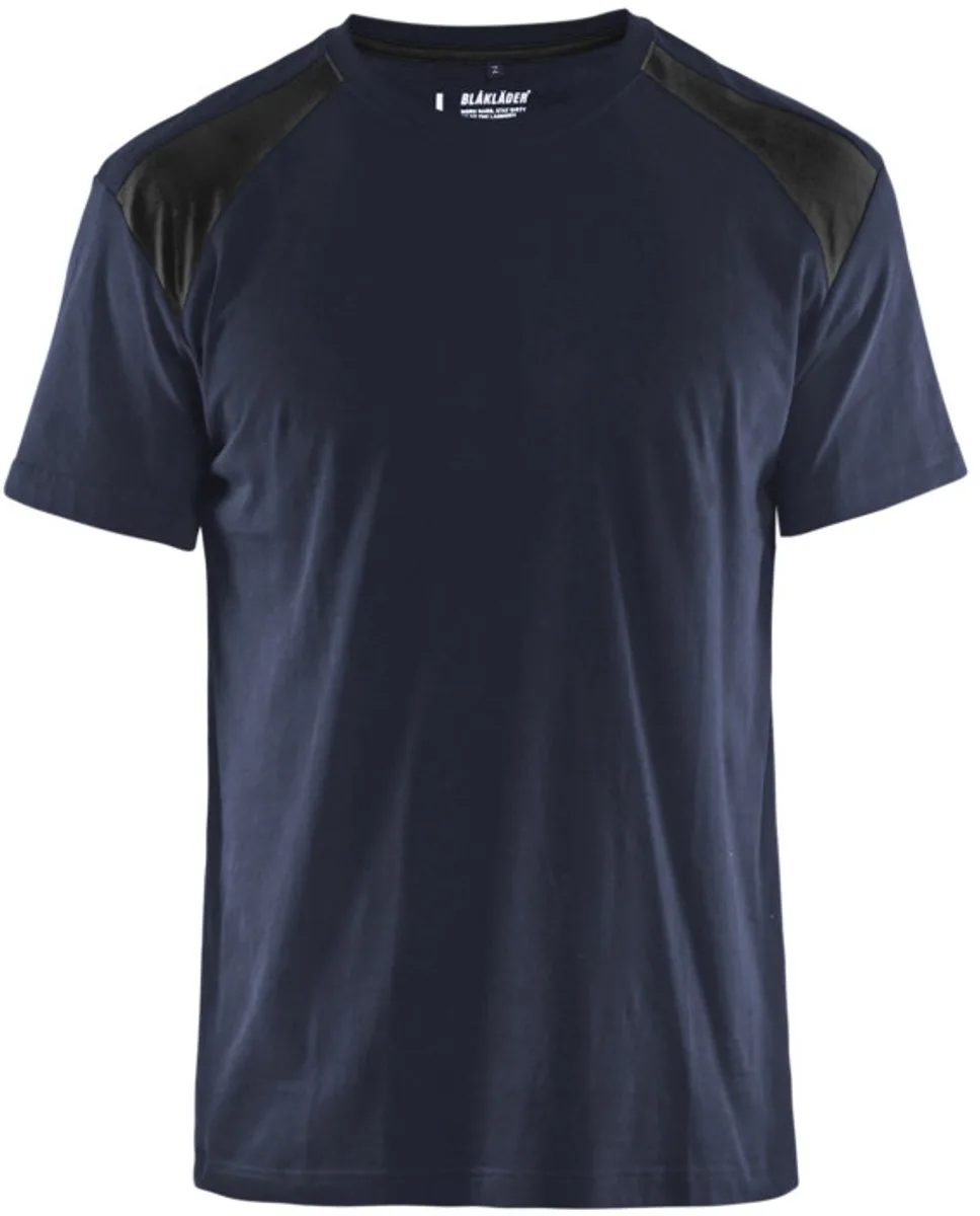 Werkshirt Blåkläder Bi-Colour Donker Marineblauw/Zwart de Blåkläder, Donker marineblauw, Noir, L – image du produit