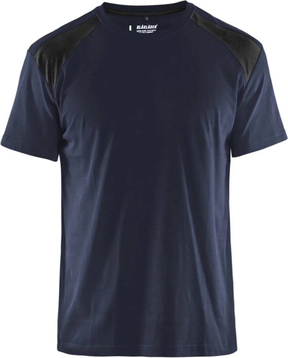 Werkshirt Blåkläder Bi-Colour Donker Marineblauw/Zwart by Blåkläder, Donker marineblauw, Black, S – product image