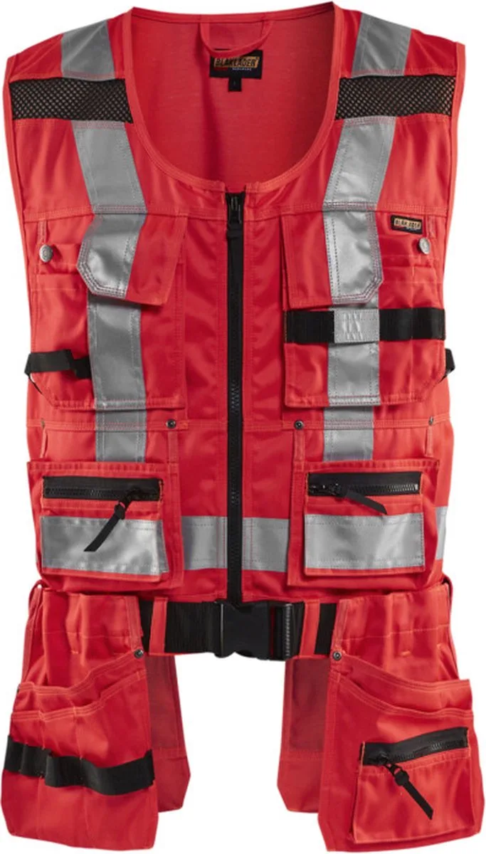 Werkvest High Vis 3032-1804 - High Vis Rood by Blåkläder, High Vis Rood, M – product image