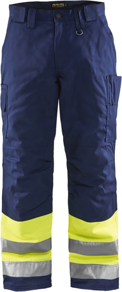 Winterwerkbroek High Vis 1862-1811 - High Vis Geel/Marineblauw van Blåkläder, High Vis Geel, Marineblauw, C56 – productafbeelding