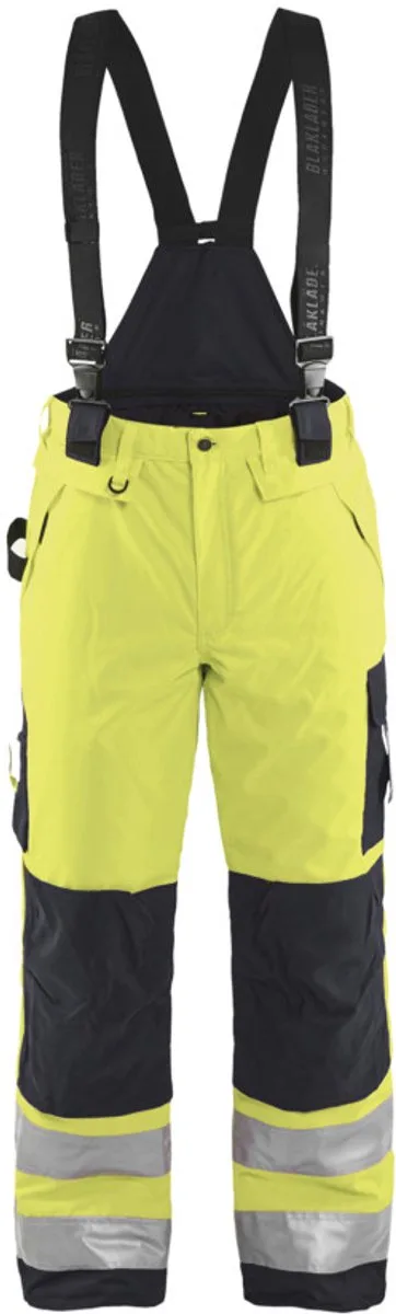 Winterwerkbroek High Vis 1885-1977 - High Vis Geel/Zwart von Blåkläder, Gelb, Schwarz, D112 – Produktbild