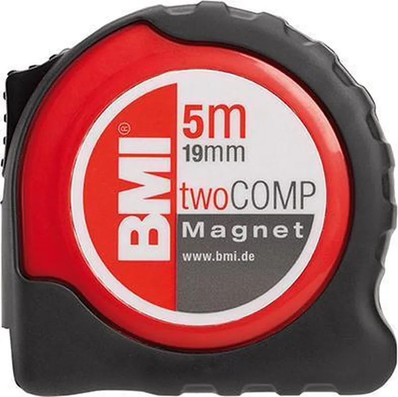 BMI 472341021M Rolmaat 3 m Staal van BMI, Kleurloos – productafbeelding
