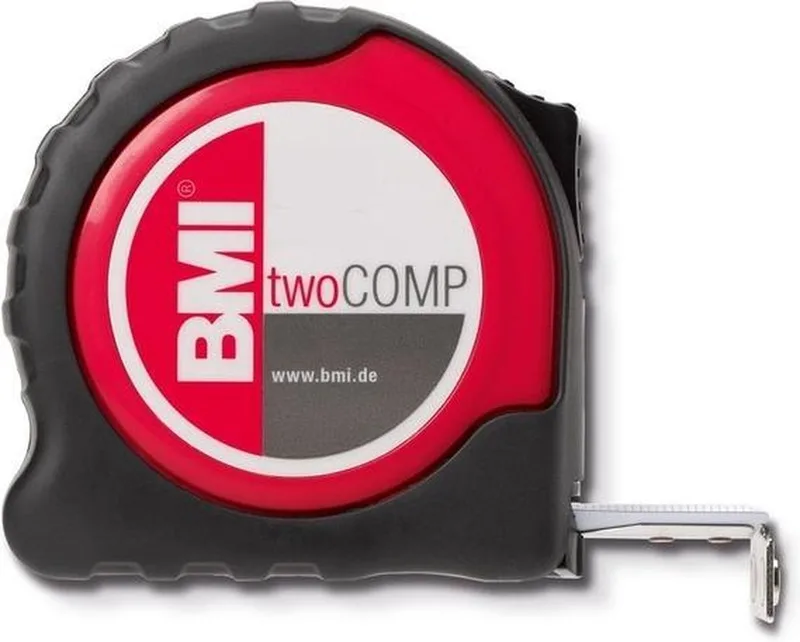 BMI 472541021M Rolmaat 5 m Staal by BMI, Kleurloos – product image
