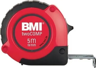 BMI 472841021M Rolmaat 8 m Staal de BMI, Kleurloos – image du produit 1 sur 2