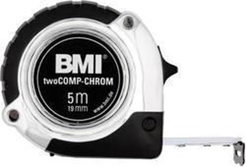 BMI 475241221 Rolmaat 2 m Staal van BMI, Kleurloos – productafbeelding
