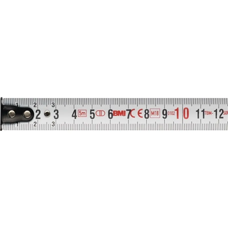 BMI 475841221 Rolmaat 8 m Staal van BMI, Kleurloos – productafbeelding 2 van 2