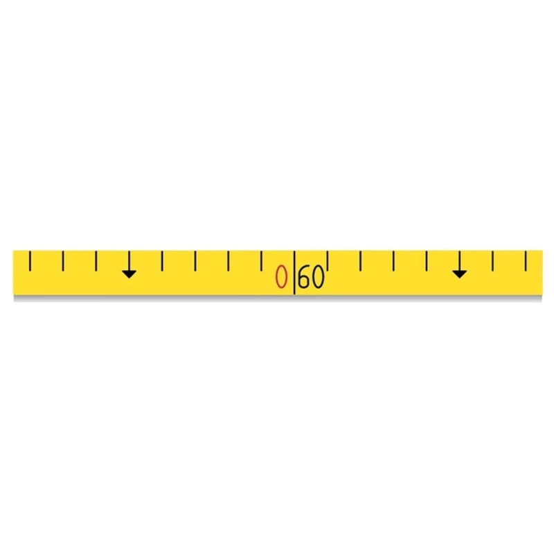 Glasvezel Rolmaat 30m x 13mm V-Frame Ergoline van BMI, Geel – productafbeelding 2 van 2