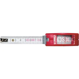 Taschenrollbandmaß VISO L.3m B.16mm mm/cm EG II PA Sichtfenster by BMI – product image 2 of 2