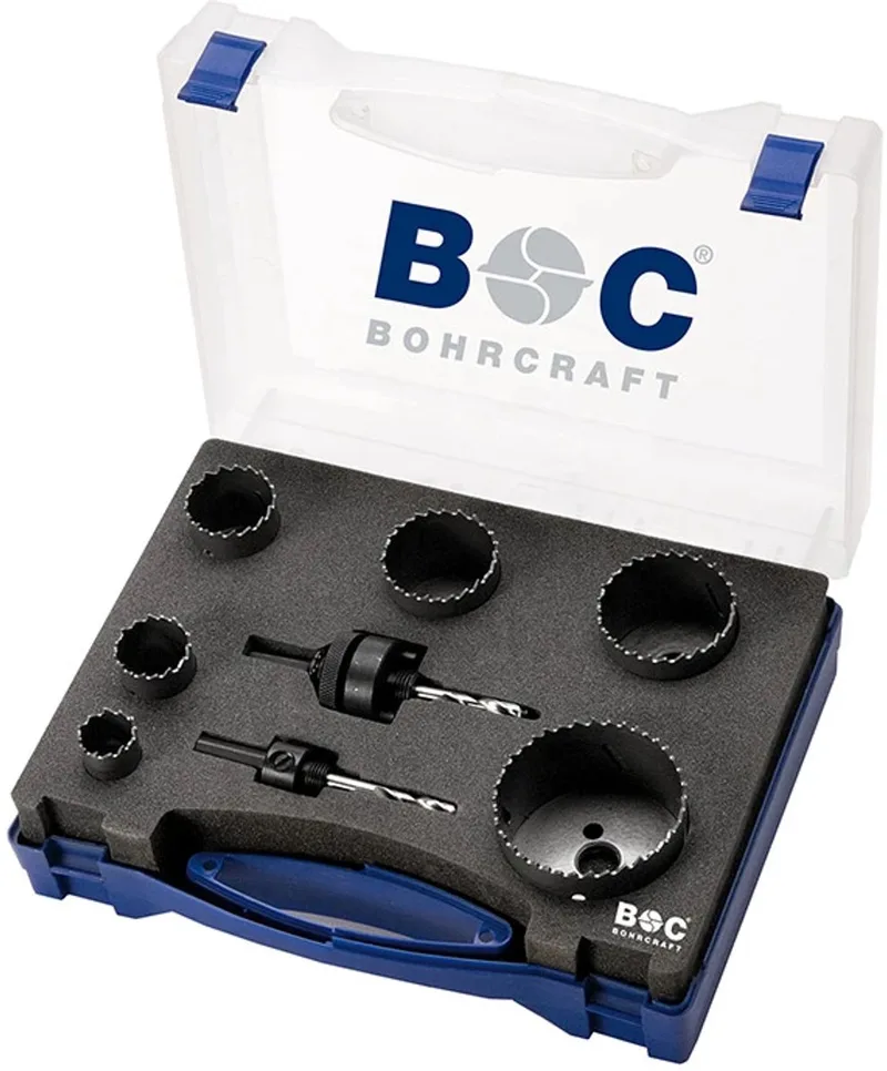 BI-Metalen gatzagen HSS, Elektro gatzagenset 8-delig - gatzaag by Bohrcraft – product image