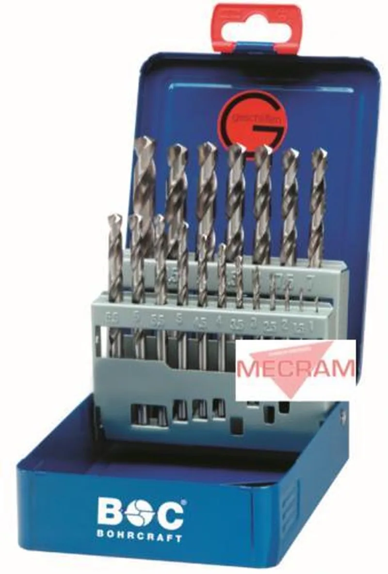 borenset DIN 338 spiraalboren HSS-G 25-delig by Bohrcraft – product image