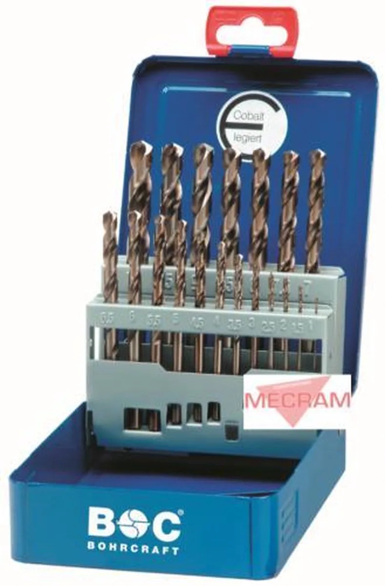 cobalt borenset HSS-E (Co5) 25-delig van Bohrcraft – productafbeelding