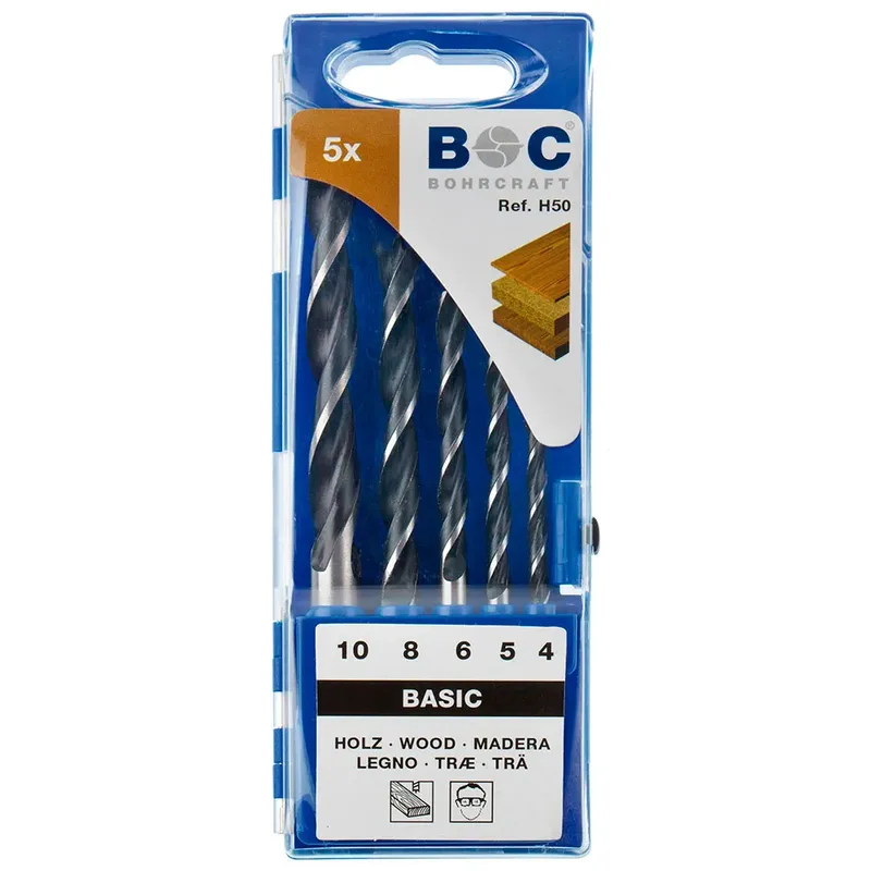 Holzbohrer 4-10 Mm 5 Stücke von Bohrcraft – Produktbild