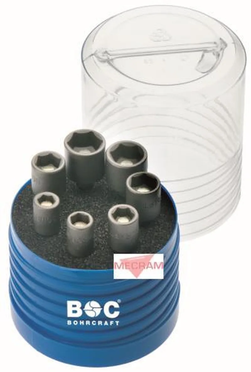magnetische dopsleutelset 7-delig by Bohrcraft, Blue – product image