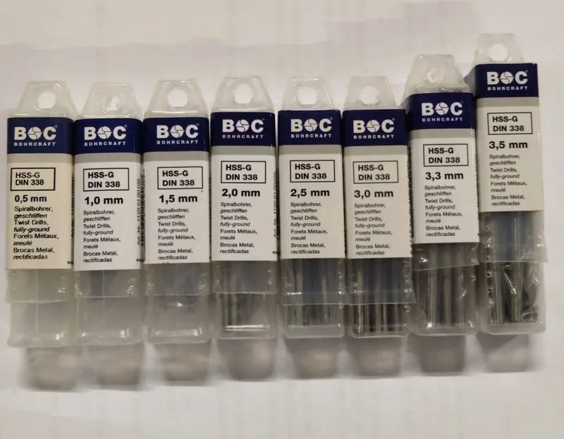 Spiraalboor DIN 338 HSS-G 0,5 mm 10 stuks by Bohrcraft – product image