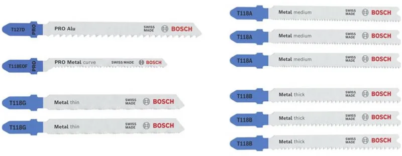 2607012070 Decoupeerzaagblad set Metal Advanced, 10-delig 1 stuk(s) von Bosch Professional – Produktbild