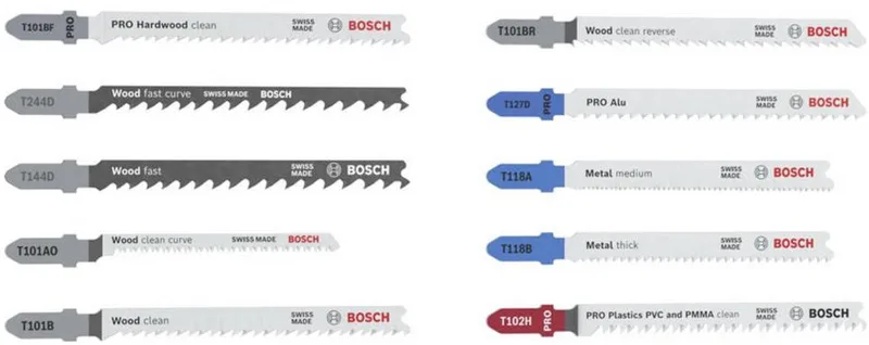 2607012073 Decoupeerzaagblad set Multi Material, 10-delig 1 stuk(s) de Bosch Professional – image du produit