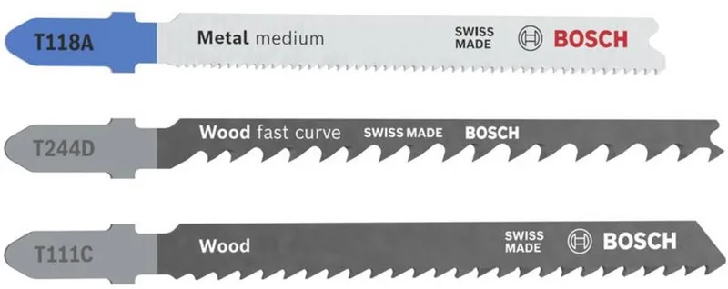 2607012076 Decoupeerzaagblad set Wood and Metal Basic, 3-delig 1 stuk(s) de Bosch Professional – image du produit