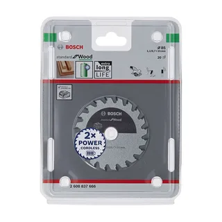 Bosch Accesorios 85x15x20d Holzkreissägeblatt von Bosch Professional – Produktbild 2 von 2