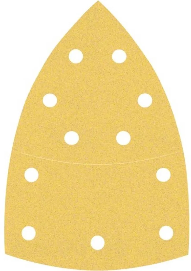 Bosch Accessories 2608901649 Papier abrasif pour ponceuse multifonction Grain 120 (L x l) 93 mm x 102 mm 50 pc(s) de Bosch Professional – image du produit