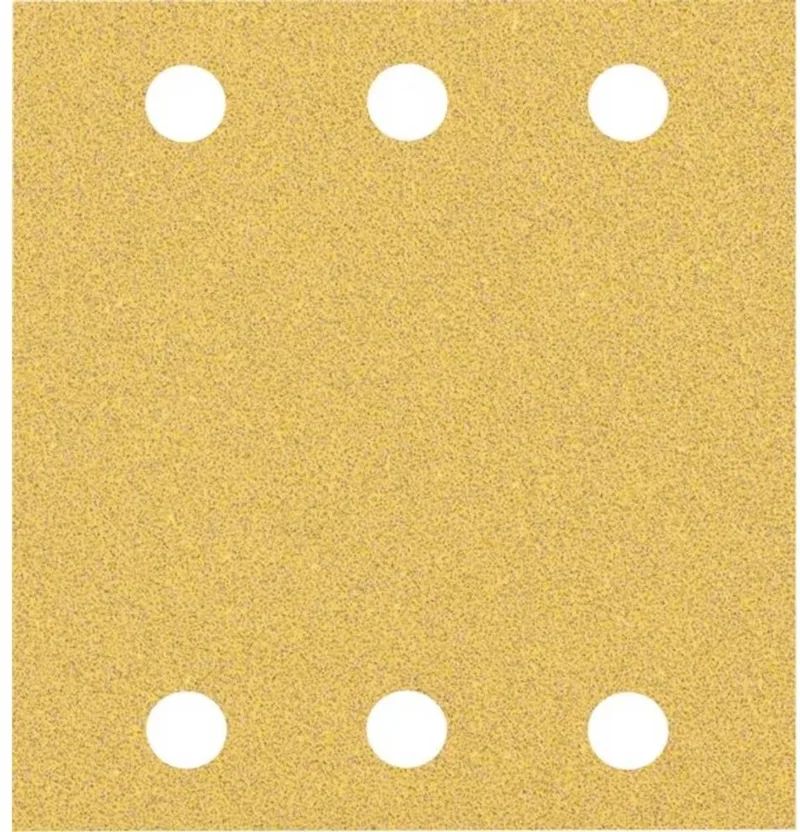 2608901655 Schuurpapier voor vlakschuurmachine Korrelgrootte (num) 60 (l x b) 107 mm x 115 mm 50 stuk fra Bosch Professional – produktbillede
