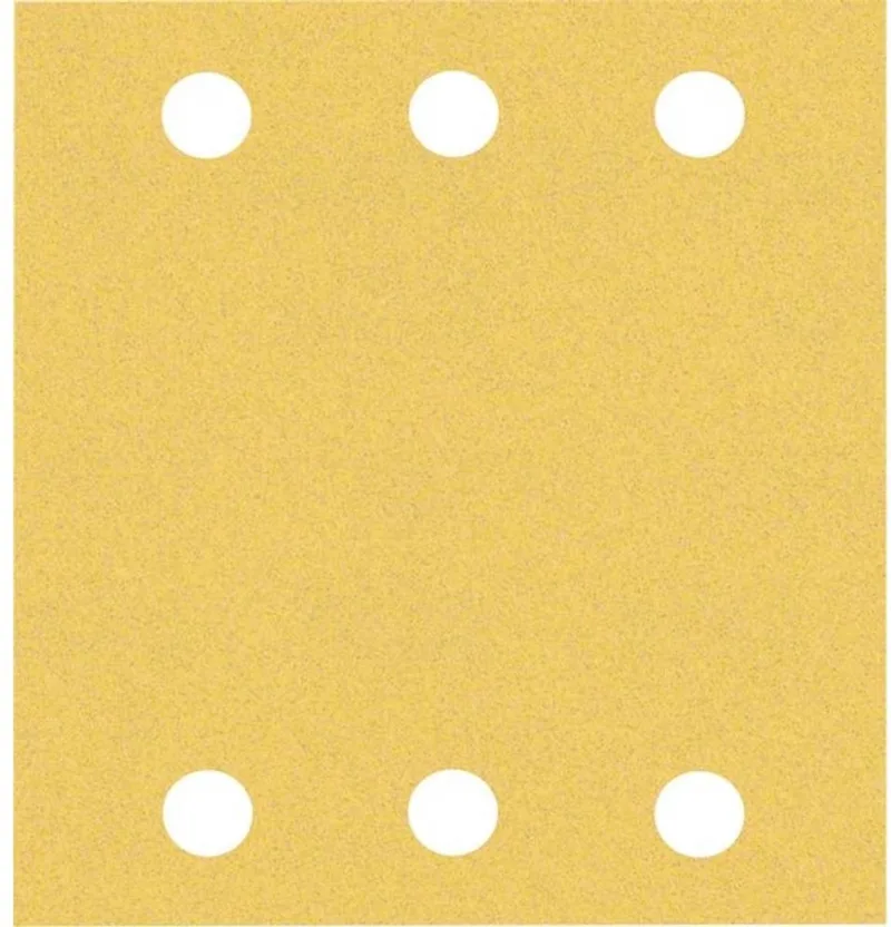Bosch Accessories 2608901657 Papier abrasif pour ponceuse vibrante Grain 120 (L x l) 107 mm x 115 mm 50 pc(s) de Bosch Professional – image du produit