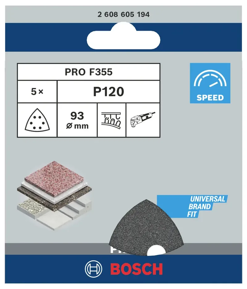 5 SCHUURVEL DELTA BEST COATINGS 6,120 by Bosch Professional – product image 2 of 2