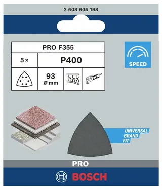 5 SCHUURVEL DELTA BEST COATINGS 6,400 by Bosch Professional – product image 2 of 2
