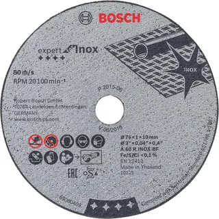 5 slijpschijf gws 10,8 76 x 1 x 10mm Exp van Bosch Professional – productafbeelding 1 van 4