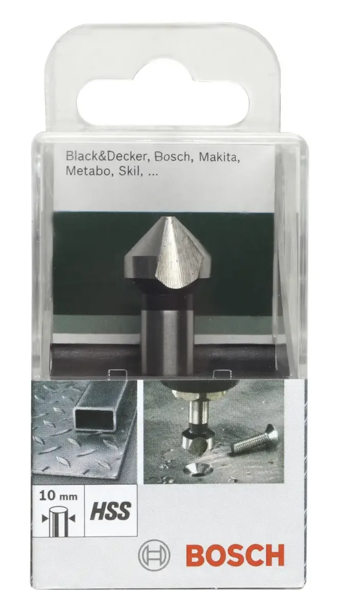 Accessories 2609255121 Kegelsenker 10.4 mm HSS Zylinderschaft 1 St. by Bosch Professional – product image