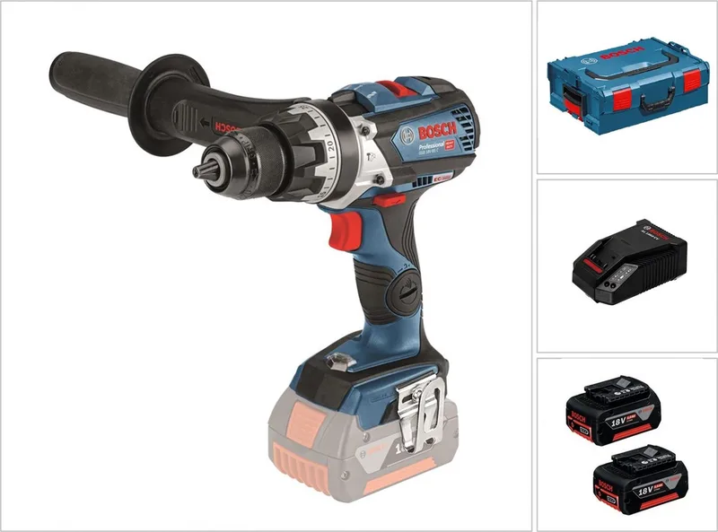 Accu schroefklopboormachine GSB 18V-85 C (2x 5,0Ah + 1x GAL 1880 CV) von Bosch Professional – Produktbild