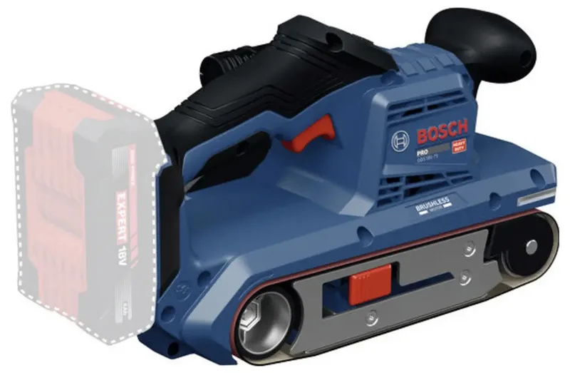 Akku-Bandschleifer GBS18V-75 Professional solo, 18Volt van Bosch Professional – productafbeelding 2 van 2