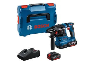 GBH 18V-22 Accu combihamer SDS-Plus 1,9J 18V 4.0Ah in L-Boxx - 0611924002 van Bosch Professional, Blauw – productafbeelding 1 van 6