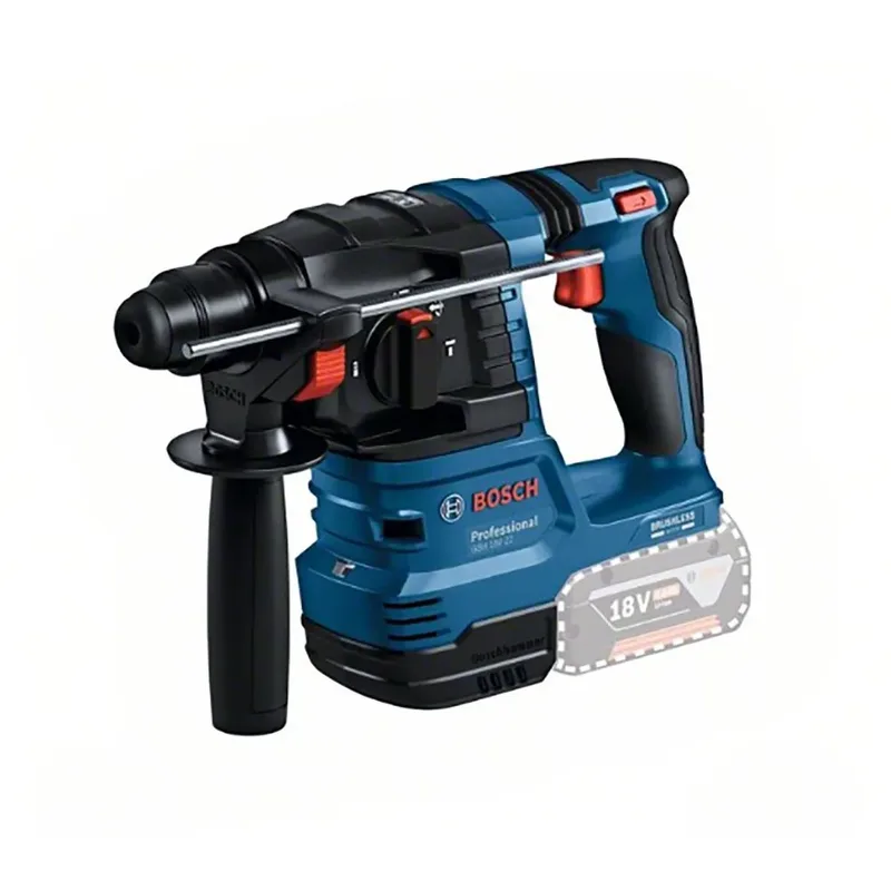 GBH 18V-22 Accu combihamer SDS-Plus 1,9J 18V 4.0Ah in L-Boxx - 0611924002 van Bosch Professional, Blauw – productafbeelding 2 van 6
