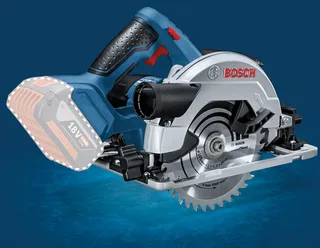 GKS 18V-57 G Cirkelzaag - Zonder 18 V accu en lader - In L-Boxx van Bosch Professional, Blauw – productafbeelding 2 van 5