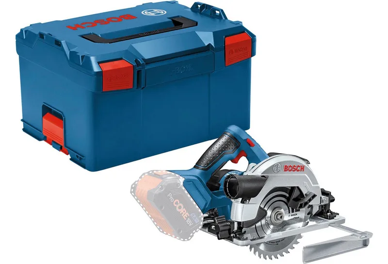 GKS 18V-57 G Cirkelzaag - Zonder 18 V accu en lader - In L-Boxx van Bosch Professional, Blauw – productafbeelding 1 van 5