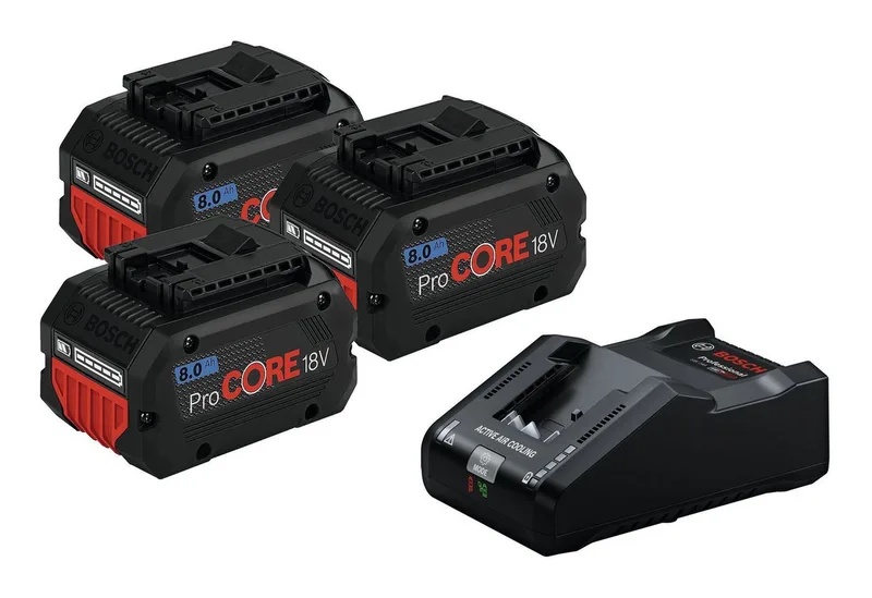Akku Starter-Set (18 V), ProCORE 3 x 18 V 8 Ah und GAL 18V-160 by Bosch Professional – product image