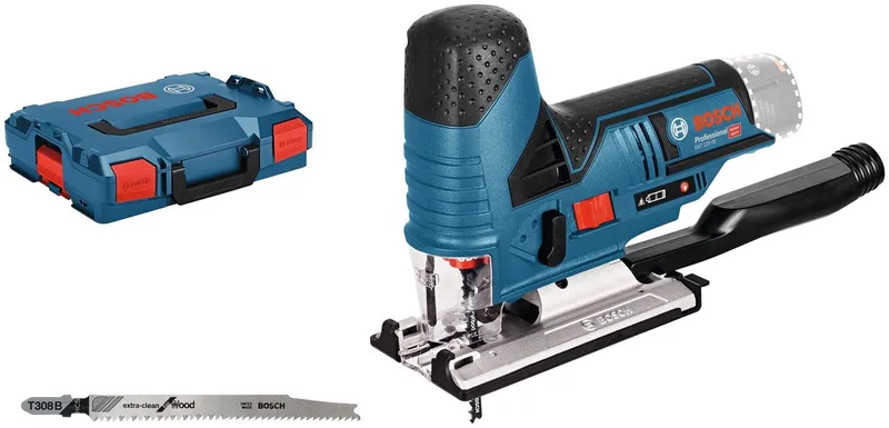 GST 12V-70 Accu decoupeerzaag 12V Basic Body in L-Boxx - 06015A1002 van Bosch Professional, Blauw – productafbeelding 1 van 4