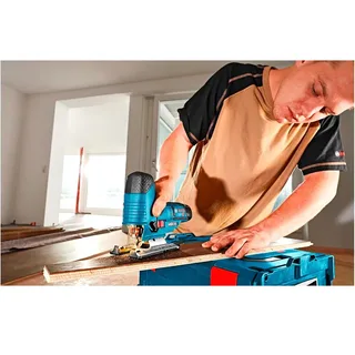 GST 12V-70 Accu decoupeerzaag 12V Basic Body in L-Boxx - 06015A1002 van Bosch Professional, Blauw – productafbeelding 3 van 4