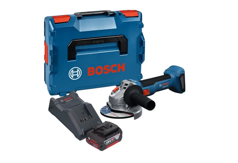 Akku-Winkelschleifer GWS 18V-8 Professional 18 V 125 mm Brushless + 1x Akku 4,0 Ah von Bosch Professional – Produktbild 1 von 5