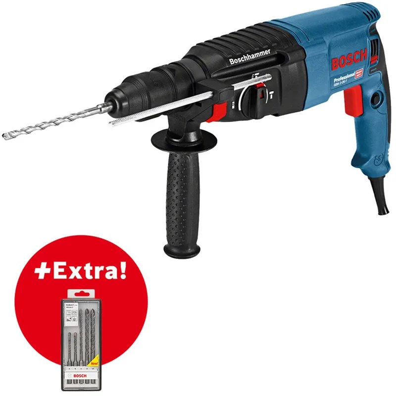 Boorhamer GBH 2-26 F + 5 SDS-plus 5 van Bosch Professional – productafbeelding 1 van 4