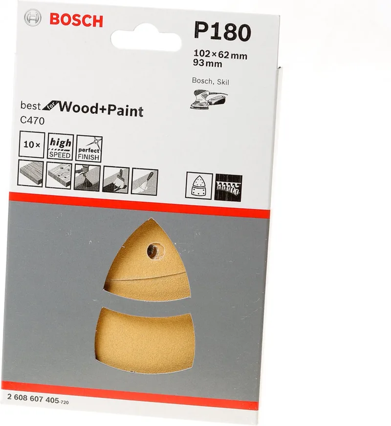 Bosch 10x Expert C470 schuurpapier met 11 gaten voor multi-schuur... de Bosch Professional – image du produit 1 sur 6
