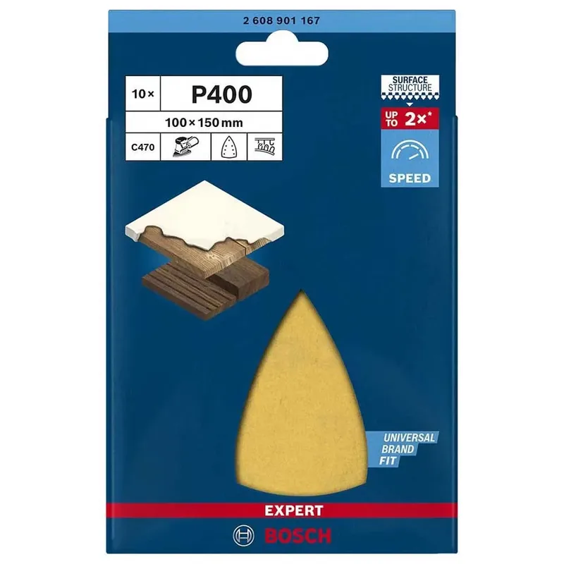 Bosch 10x Expert C470 schuurpapier met 7 gaten voor multi-schuurm... von Bosch Professional – Produktbild 3 von 6