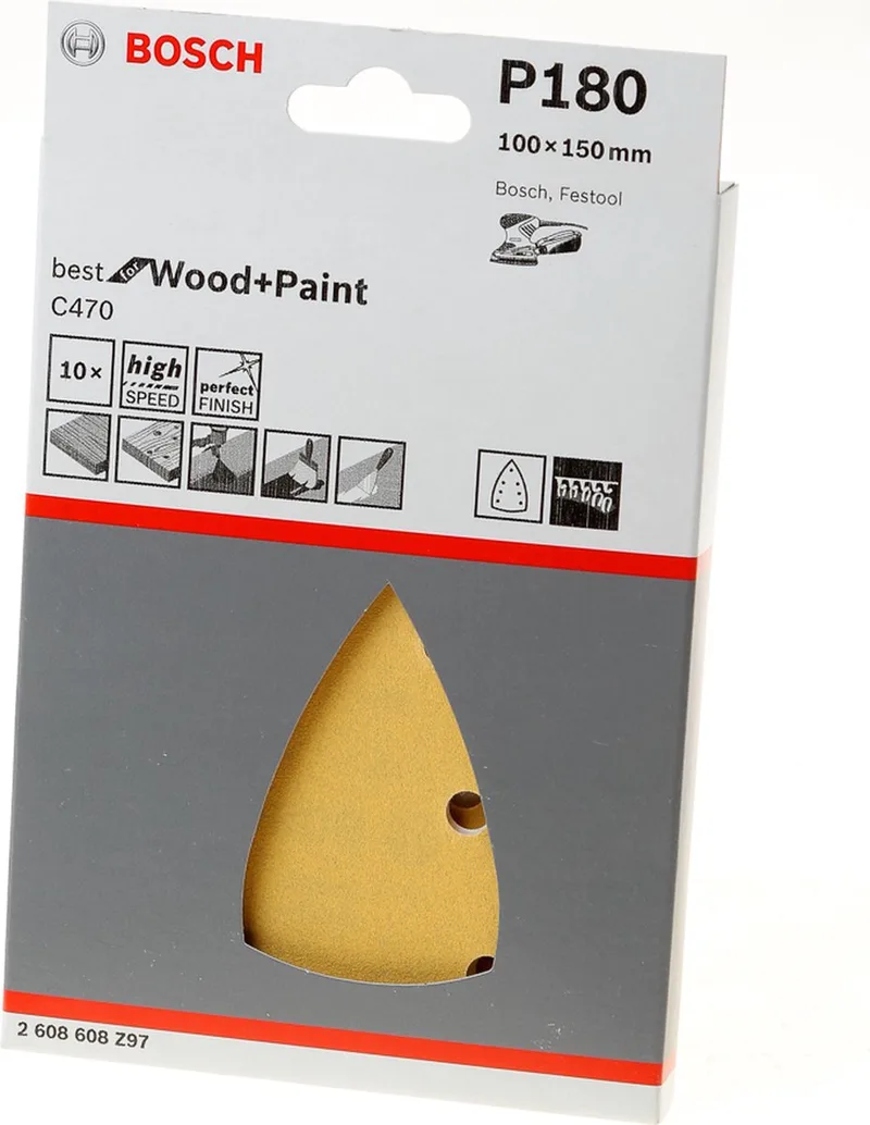 Bosch 10x Expert C470 schuurpapier met 7 gaten voor multi-schuurm... by Bosch Professional – product image 1 of 6